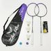Badminton Double Shot Set For Adult Men And Women Super Light Outdoor Sports And Casual Badminton Racket_desvips.com