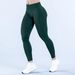 Women's Quick Drying Running Leggings Matte Ribbed Yoga Pants Summer Sports Seamless Fitness Tights_desvips.com