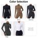 Hearuisavy Summer Ultra-Soft Fabrics Tight Sports Jackets Women Zipper Gym Yoga Clothes Female Quick-Dry Long Sleeve_desvips.com