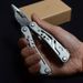 Multifunctional Stainless Steel Needle Nose Outdoor Emergency Rescue Folding Multi-purpose Knife Combination Tool Pliers_desvips.com