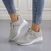 Women's Sneakers Platform Lace-Up Walking Shoes Casual Wedge Sports Outdoor Shoes for Women Comfortable_desvips.com