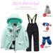 Children's Ski Suit Set For Boys And Girls, Small, Medium And Large Children, Thick Fleece, Waterproof And Warm_desvips.com