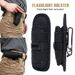 Flashlight Pouch Holster, Rotatable Holder Belt Tactical Torch Carry Case With 360 Degree Carabiner Reel Clip_desvips.com
