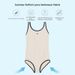 Children's Quick Drying Sunscreen Swimsuit Solid Color Baby Girl Sleeveless Backless One Piece Suspender Swimsuit_desvips.com