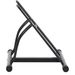 Black Steel Bike Rack - Durable And Corrosion-Resistant - Stable Structure - Non-Slip Rubber Caps - Includes Mounting Hardware_desvips.com