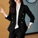 women's clothing autumn suit for women new mid leng ardigan jacket with high necked sweater slim wide leg pants three piece suit_desvips.com