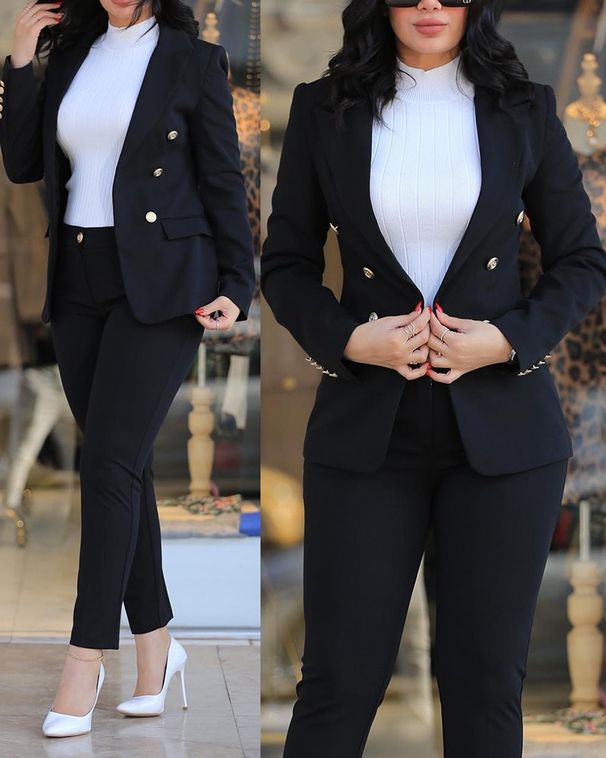 Women's fashion Fashion business suit women's suit_desvips.com