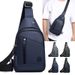 001 2025 New Sports Chest Fashion Oxford Cloth Waterproof Men's Single Shoulder Casual Crossbody Bag Backpack_desvips.com