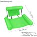 Foldable Inflatable Lounge Chair With Fabric Cover Colorful Floating Mat For Pool Beach Lake Portable Water Hammock For Adults Kids_desvips.com