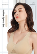 Breathable Underwear, Plus Size, No Wires, No Traces, Cut-out Grid, One-piece Bra, Thin Sports Yoga Bra_desvips.com