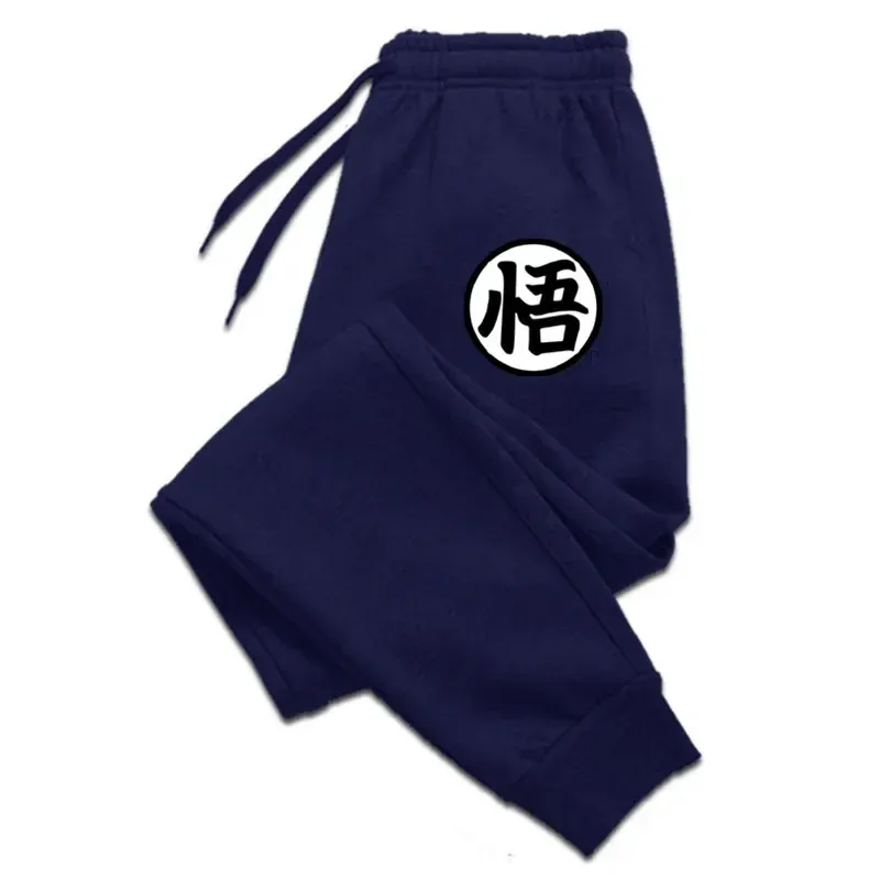 Fitness Men's Sports Long Sportswear, Jogging Pants, Japanese Anime Goku Printed Hip-hop Streetwear_desvips.com