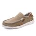 Summer Breathable Sneakers Canvas Slip On Loafers Comfty Casual Shoes Lightweight Flats Men Walking Zapatos_desvips.com