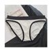 Single Men's Ribbed Fabric Comfortable Breathable Sexy Underwear Large Pouch U Convex Solid Color Youth Simple Triangle_desvips.com