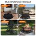 WESTTUNE Outdoor Fireproof Fiberglass Anti Mat Camping Barbecue Picnic Flame Retardant Insulation Pad_desvips.com
