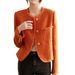 Women's Clothing Early spring fashion colors wool jacket tweed jacket _desvips.com