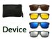 New Releases In December Cross-Border Cycling Magnetic TR90 Polarized Sunglasses One Pair With Five Clip-On Lenses Sports Retro Set Wholesale_desvips.com