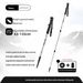 Newcastle Three-Section Straight Handle Trekking Pole Ultra-Light Aluminum Alloy 6061 Inner Lock Telescopic G203_desvips.com