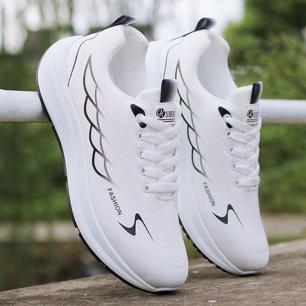 lightweight Breathable Sports Soft Sole Anti-odor Casual Running Fashion Multi-function Work Mesh Shoes_desvips.com