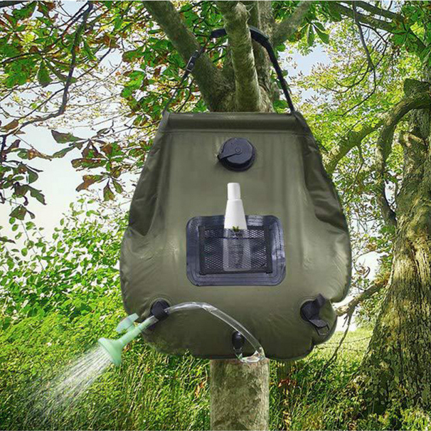 outdoor Camping Shower Bag Bath Hydration Bag Portable Bath Bag Cross-border Folding Hydration Bag Solar Camping_desvips.com