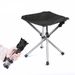 Stainless Steel Folding Camping Chair, Portable Aluminum Fishing Stool For BBQ Hiking Picnic Travel, Collapsible Outdoor Seat_desvips.com