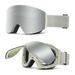 Magnetic Suction Cylindrical Flip Cover Glasses Ski Goggles Can Be Worn Myopia Double Layer Outdoor Snow Women Men_desvips.com