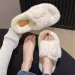 hot Free Shipping Designer Slippers For Woman Winter Indoor Outdoor Keep Warm Casual Plush Sandals Black White Grey Pink_desvips.com