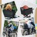 ROCKBROS Rear Bicycle Basket Pannier Basket School Bag Basket 41*30*24.5cm_desvips.com