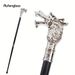 White Luxury Dragon Head Cane Fashion Stage Cane Decorative Stick Decorative Cane Cosplay And Parties, For Cosplay & Party_desvips.com