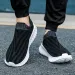 Men's One Foot Walking Shoes Anti Slip Running Shoes, Breathable Thick Soled Shoe Lightweight Fiess Casual Sneakers For_desvips.com
