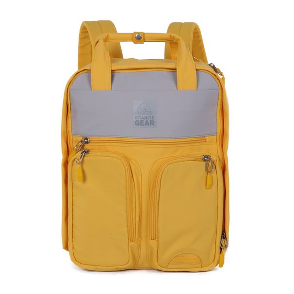 Granite Leisure Travel Hiking Backpack Male Female Junior High School High School Student School Bag Handbag Computer Backpack_desvips.com