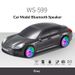 Bluetooth Car Model Speaker With RGB Lights, Portable Wireless Bass Stereo Speaker With FM Radio, TF Card, USB, AUX And TWS_desvips.com