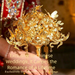 Metallic Bridal Bouquet In Chinese Style, Collectible Gift For A Bride Or Best Friend, Exquisite And Luxurious_desvips.com