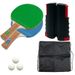 Hot Selling Colorful Boxed Automatic Retractable Net Frame Table Tennis Racket Set Two Rackets Four Balls_desvips.com