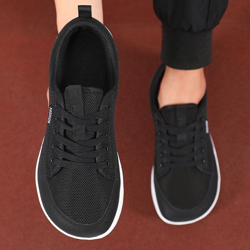 Men's Wide Barefoot New Fashion Outdoor Running Sneakers Minimalist Large Trendy Mesh Casual Walking Shoes Hot Selling_desvips.com