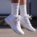Bullfight 2.0 Practical Basketball Long High-top Wholesale Sports Socks, Elite Towel Bottom, Solid Color, New_desvips.com