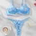 European and American fresh flower embroidery sexy lingerie sexy bra sexy suit ladies 23171_desvips.com