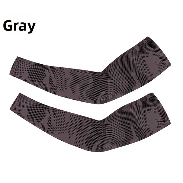 Sports Arm Sleeves For Outdoor Travel, Sun Protection, Summer Cycling, Fishing, UV Protection Ice Silk Sleeves_desvips.com