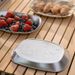 Outdoor Fruit European Style Tinplate Tableware Portable Camping BBQ Plate For Road Trips_desvips.com