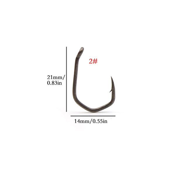10pcs Carp Fishing Hook Ultra Sharp PTFE Coated Micro Barb Carp Hook Alloy Steel Super Hard And Sharp Super Quality Fish Tackle_desvips.com