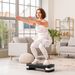 Stepper Aerobic Fitness Hauteur Reglable 2 Niveaux Surface Antiderapante PP 68 X 29 X 15 Cm Noir Et Gris_desvips.com