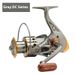 All-Metal Spinning Fishing Reel With DC Technology - Lightweight & Durable For Freshwater & Saltwater Fishing (1000-12000 Series, Black/Gold)_desvips.com