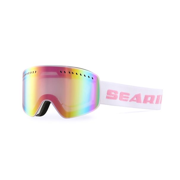 SEARIPE Snowy Anti-Fog Unisex Cylindrical Ski Goggles Outdoor Snow_desvips.com
