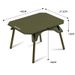 Guide Series Outdoor Camping ABS Height Adjustable Picnic Folding Table Lightweight_desvips.com