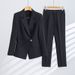 Women's Clothing Pants Set White Suit Jacket Suit Fashion Business Dress Female Beautician Work Clothes Fashion_desvips.com