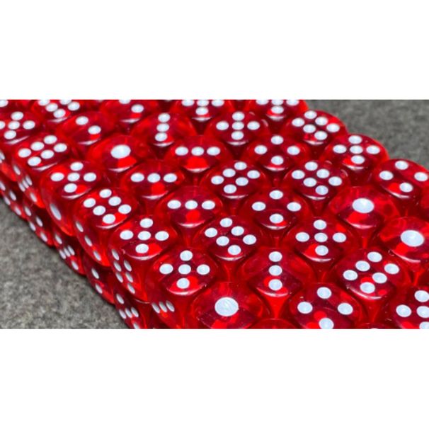 Crystal 100 Pieces No. 12 Mahjong Machine Bar KTV Colorful Transparent Number Dice_desvips.com