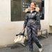 Women's Winter Ski Suit - Thermal Insulated One-Piece Jumpsuit, Water-Resistant Polyester, Slim Fit (Black, Coffee, Dark Grey, Green, White, Pink)_desvips.com
