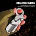 1pc, Multifunctional Folding Stainless Steel Pocket Creative Deformation Knife, Outdoor Survival Knife_desvips.com