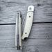 High-end Damascus Tri-blade Folding Steel Knife, Cross-border Wholesale, Portable Non-locking Pocket Knife_desvips.com
