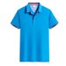 Unbeatable Quality Ice Silk Polo Shirt Huawei Exhibition Pullover Short Sleeved T-shirt Solid Color Business Men's Top_desvips.com