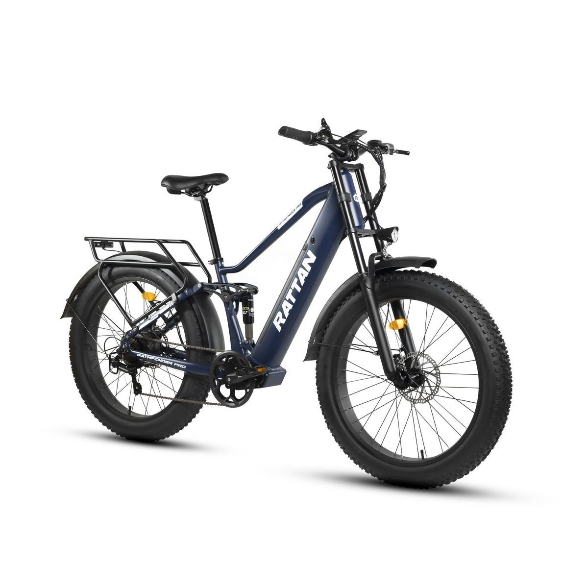 RATTAN Pathfinder Pro Electric Mountain Bike With 48V 18Ah Battery,Shimano 7-Speed_desvips.com